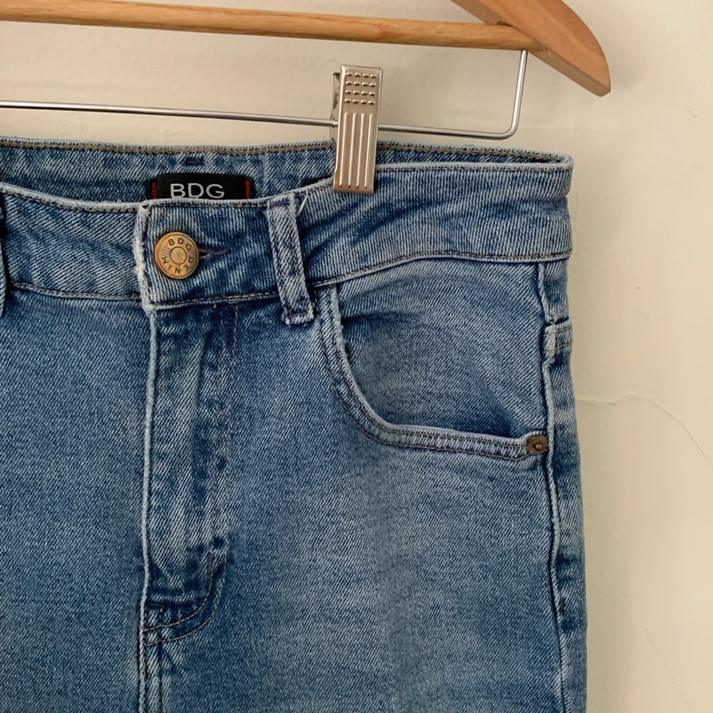 BDG medium wash straight leg jeans